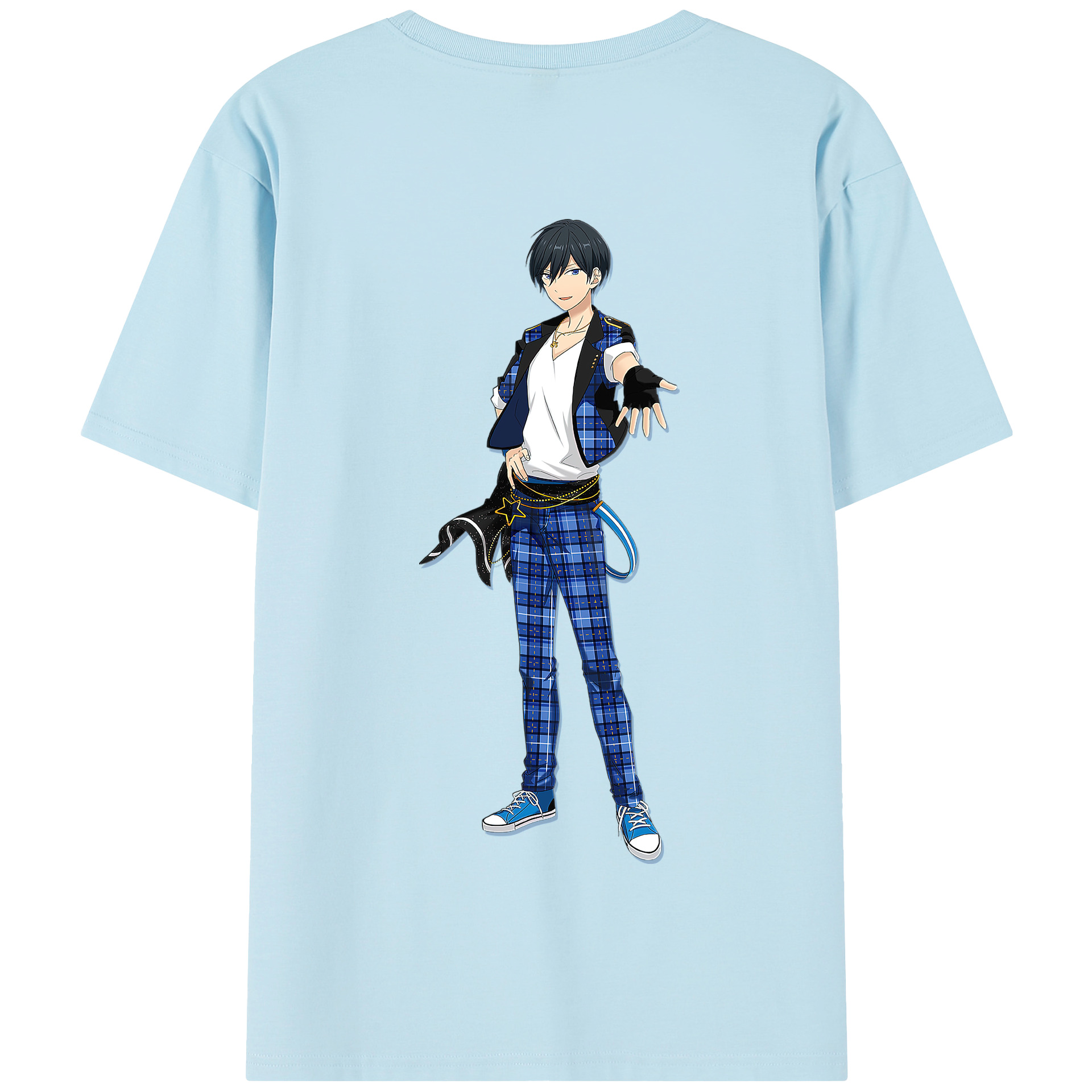 （画像用） あんさんぶるスターズ! Ensemble Stars 綿100％半袖Tシャツ（背面プリント）